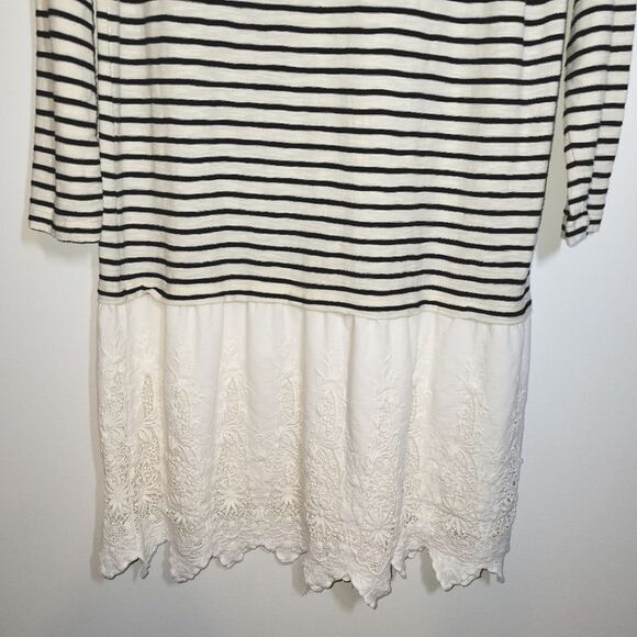 Soft Surroundings Striped Lace Dress Small - Picture 2 of 10